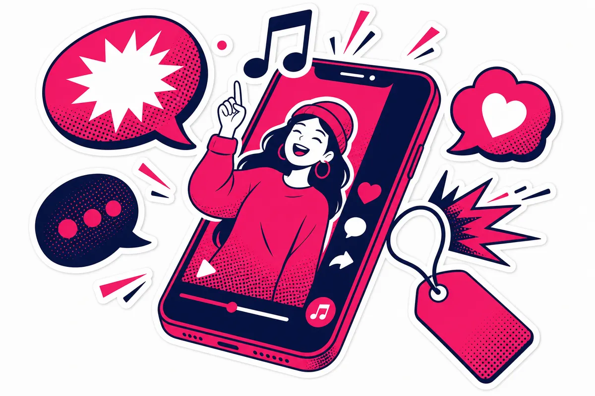 Ilustração: Comentários para TikTok