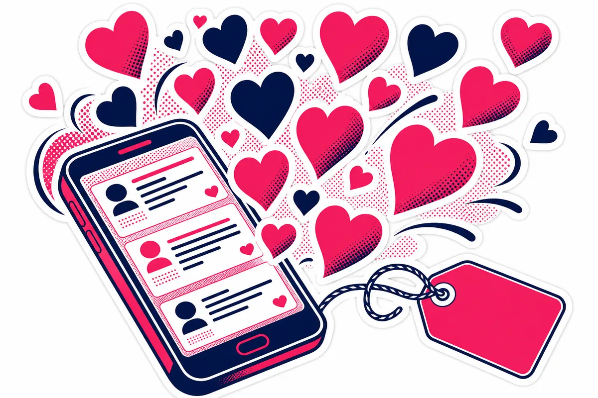 Ilustração: Curtidas no X (Twitter)