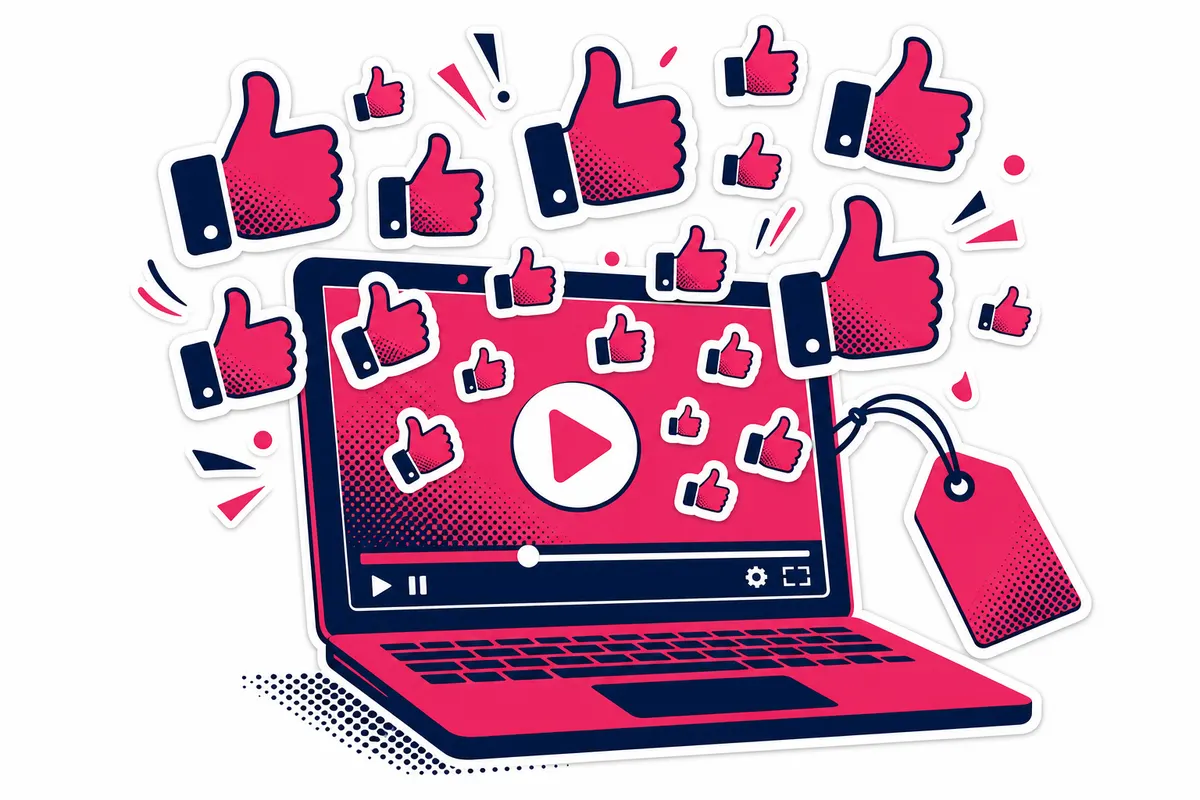 Ilustração: Likes para YouTube