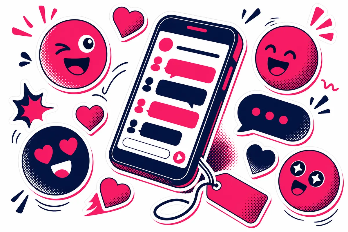Ilustração: Reações em post do canal do WhatsApp