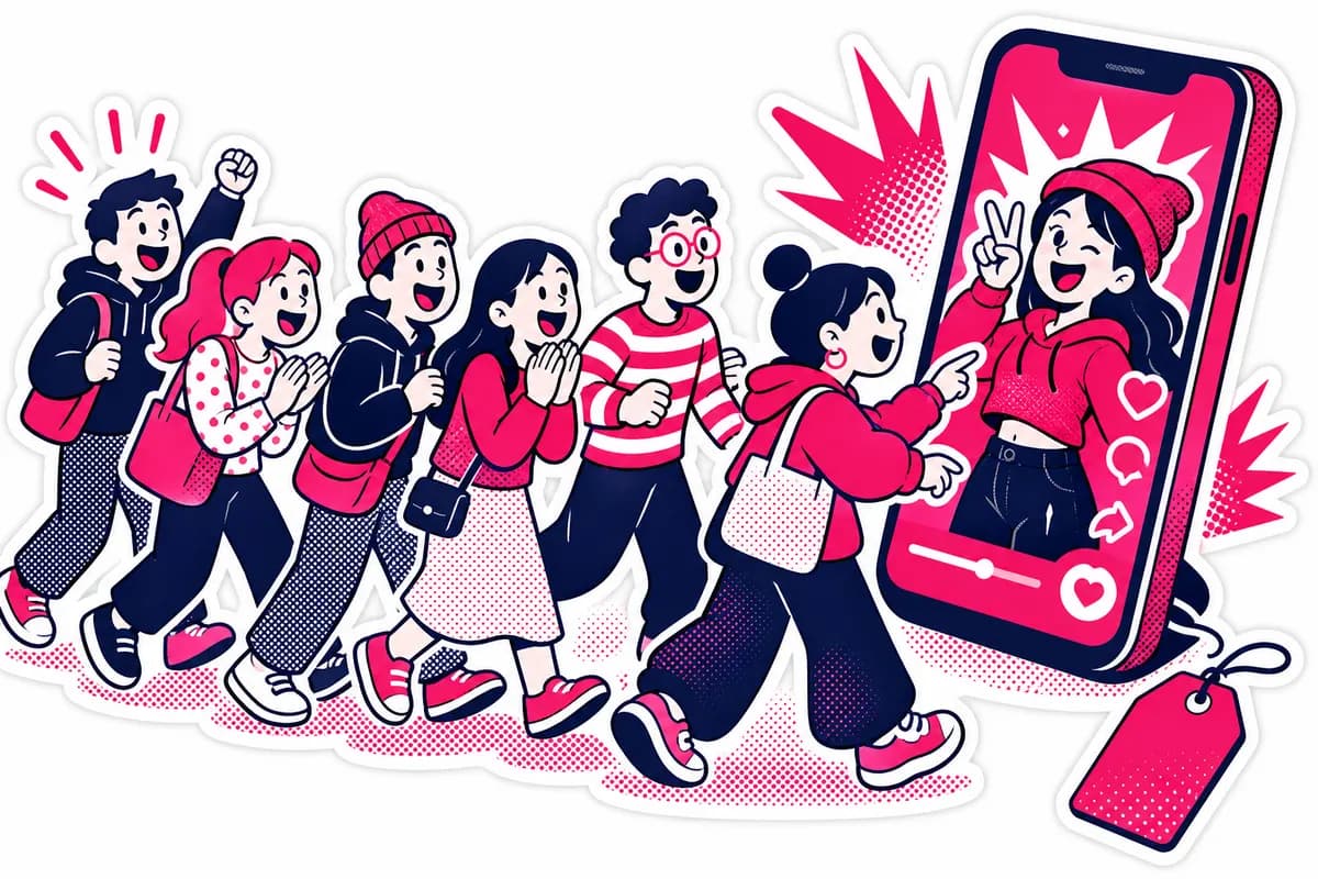 Ilustração: Seguidores para Kwai